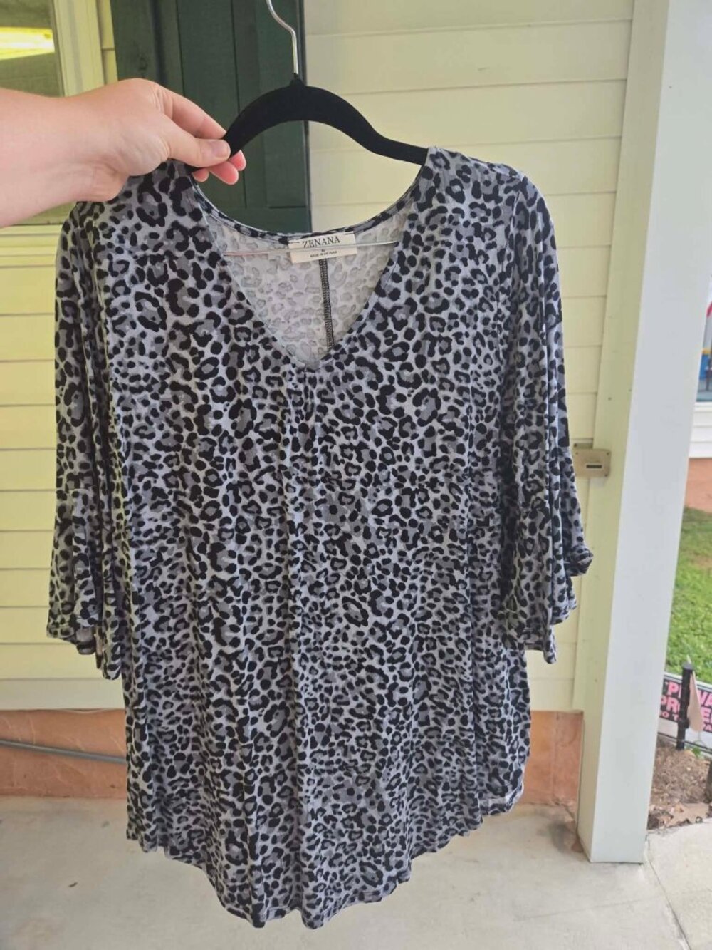 Leopard Print Blouse - Picture 2 of 2